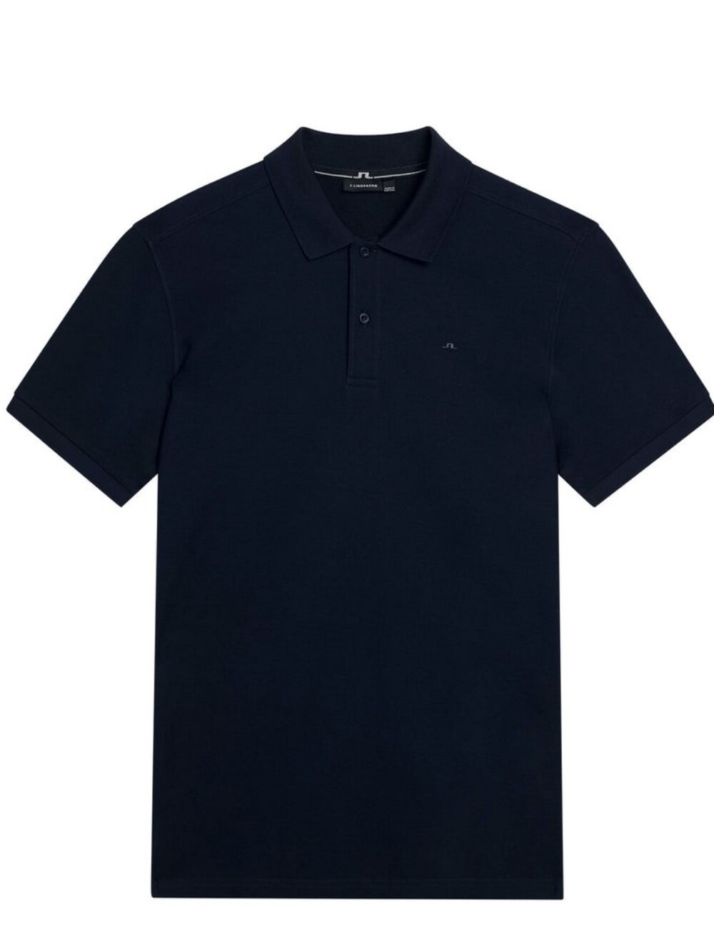 NWT J.Lindeberg Men's Troy Pique Navy Short-Sleeve Polo Small